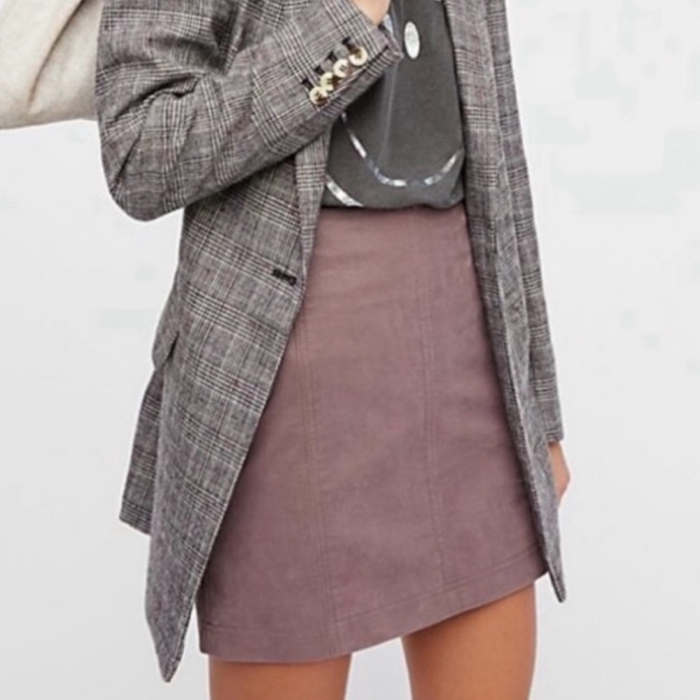 Free People high waisted skirt Mauve - 10
